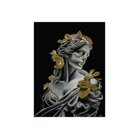 Golden roots, marble beauty